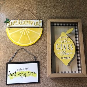 Wallhangings lemon collage